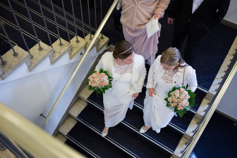 Hochzeit im Standesamt Wandsbek und Ohlendorffsche Villa in Volksdorf